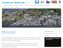 Tablet Screenshot of jachthavenwetterwille.nl